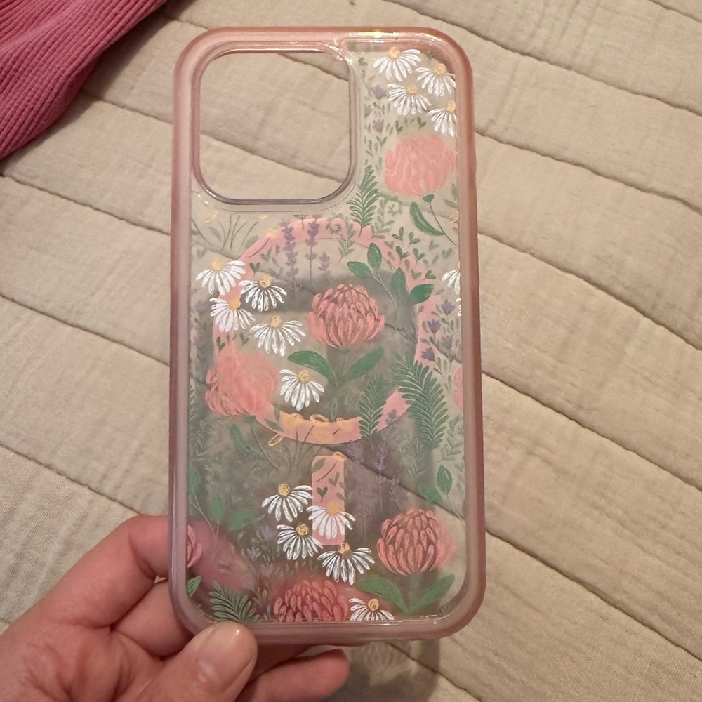 OtterBox Pink and Green Floral iPhone Case